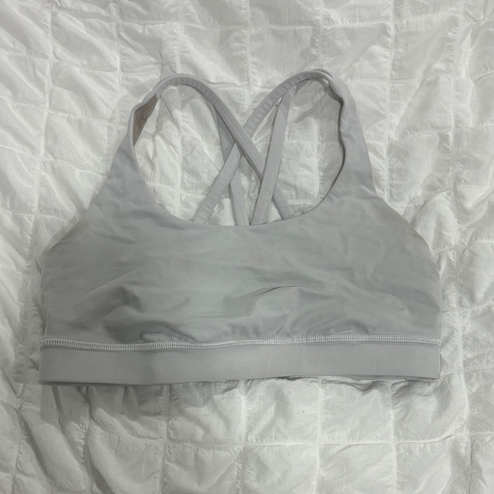 Lululemon Athletica Light Gray Sports Bra